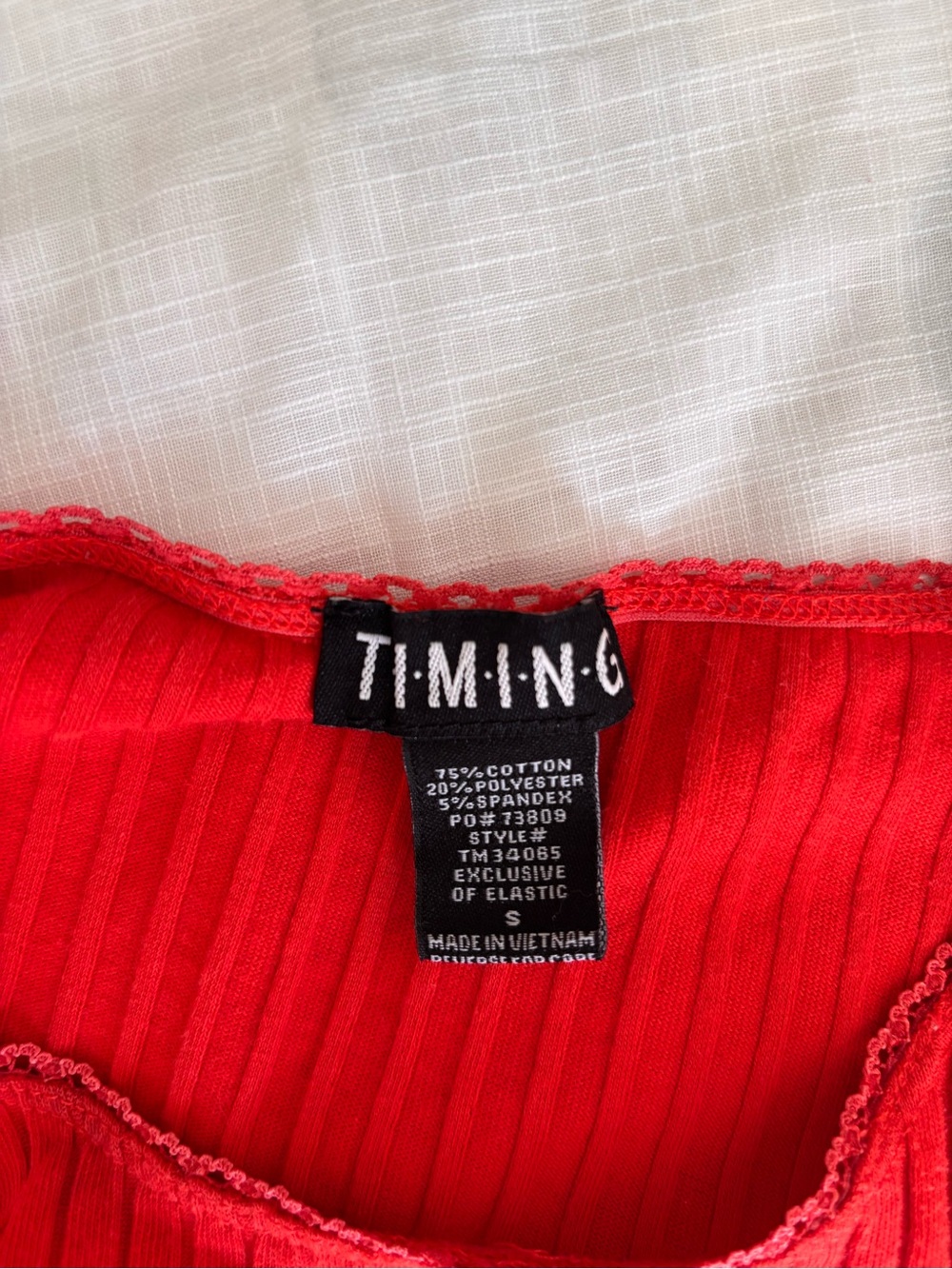 Timing Ribbed Baby Tee ❤️ - Picture 6 of 6